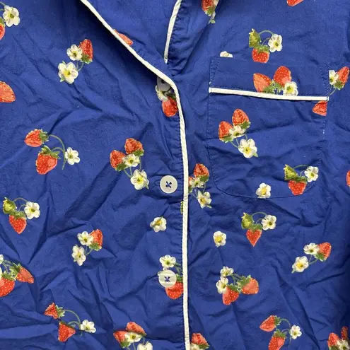 Womens Size M Ella Simone Strawberry Print PJ Set EUC Size M