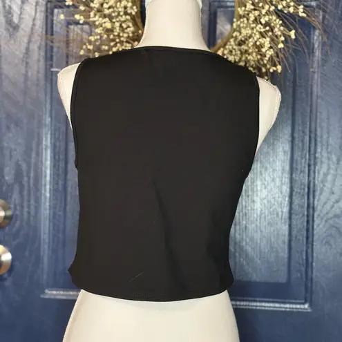 21 Saints Black Women's Buttoned Vest size S NWT