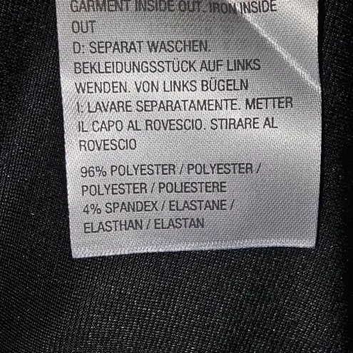 Quacker Factory NWT  Womens Black‎ Velvet Embellished Shirt Top 1X