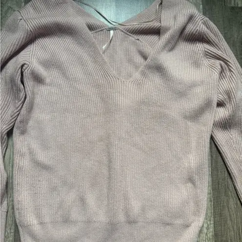 Free People  Blush Knit Pullover