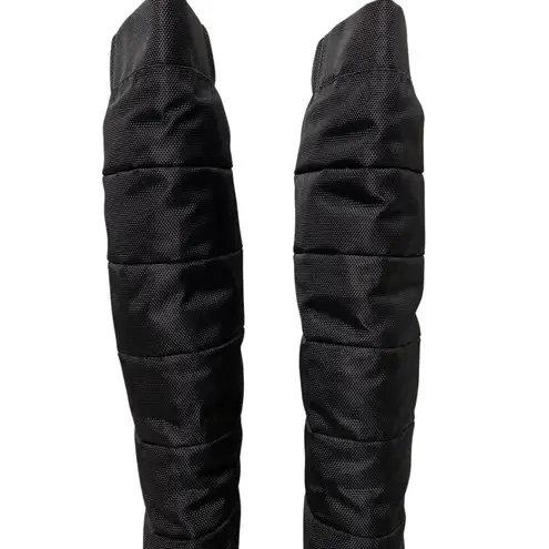 NWOT United Nude Bubble Hi Black Boot Women's 39 8.5 Quilted Knee High Heeled