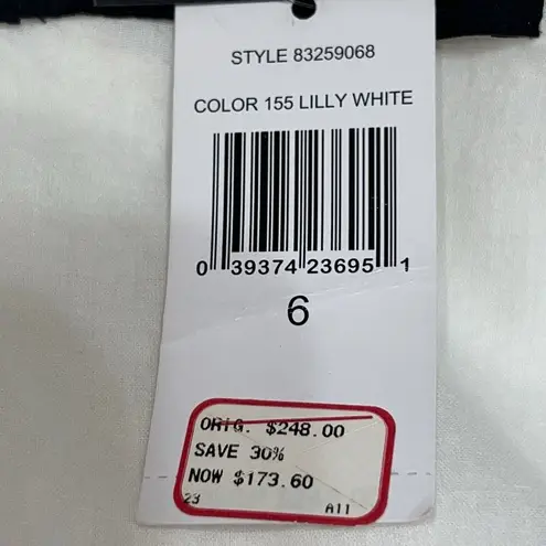 Cynthia Steffe Cynthia Steffe White Floral Embroidered Bell Short Sleeves Tunic Dress Size 6