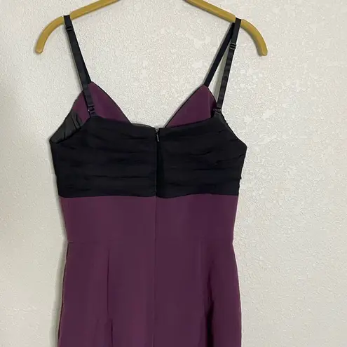Black Halo  Purple Black Sheath Dress 4