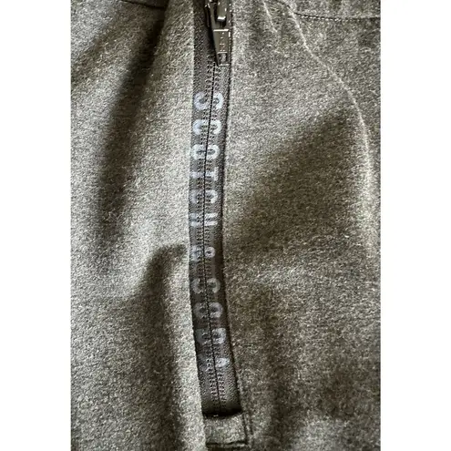 Scotch & Soda Charcoal Gray Stretch Elastic Waist Trouser Zip Logo Pockets XL