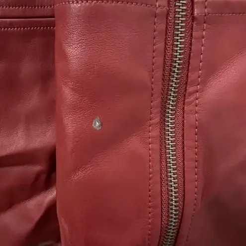 Ruby Sweet Baby Jamie Red Faux Leather Skirt Size 12 US $395