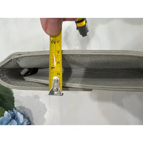 Gray Clutch Crossbody Bag Convertible Chain Strap Wallet Purse