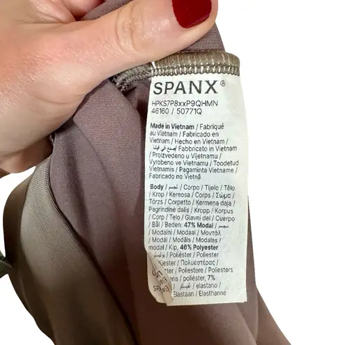 Spanx  AirEssentials Strapless Wide Leg Jumpsuit in Smoke thumbnail 11