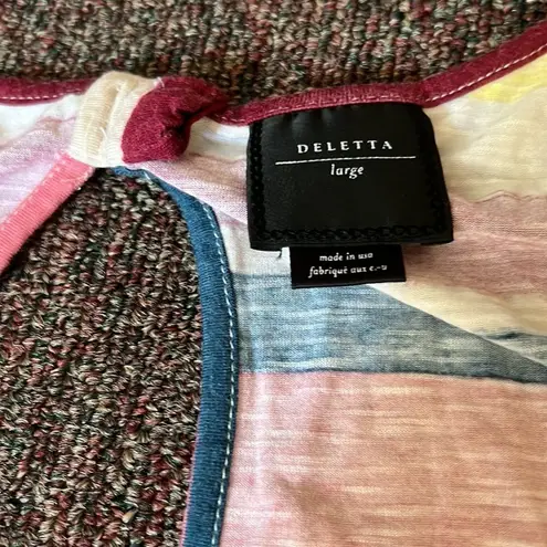 Deletta Anthro  tank top L