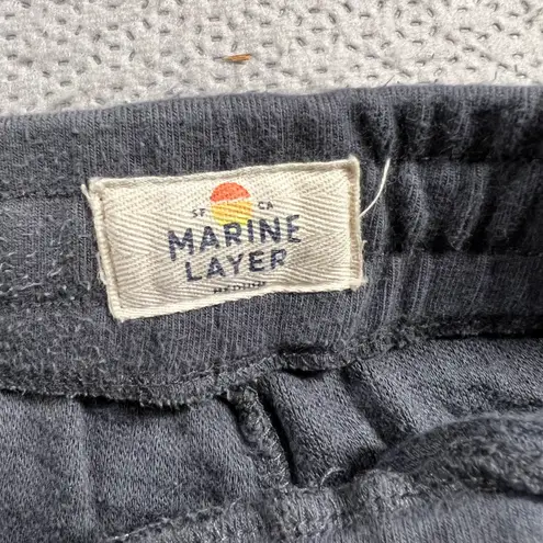 Marine layer Navy Blue Lightweight Gauze Cotton Shorts w/Pockets Size Medium - Image 4