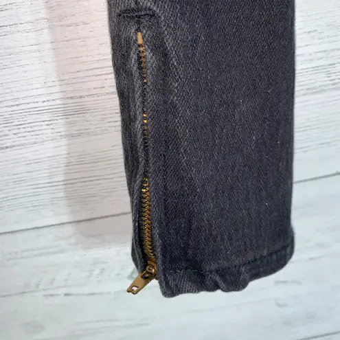 L.A. Blues Vintage black high waisted jeans stretchy, 30"X28"