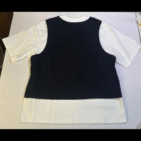 Aelfric Eden Punk Emo Goth Preppy Oversized Distressed T Shirt Vest XS NWT