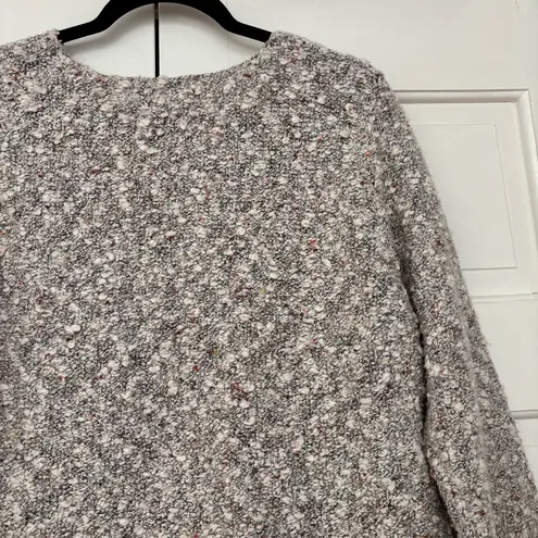 Habitat Clothes to Life in Cream Multicolor Confetti Textured Sweater Size Large