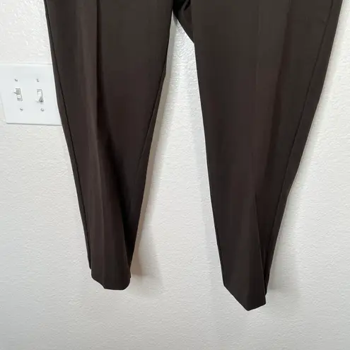 Karen Kane chocolate brown pull on piper ankle length pants size 20W