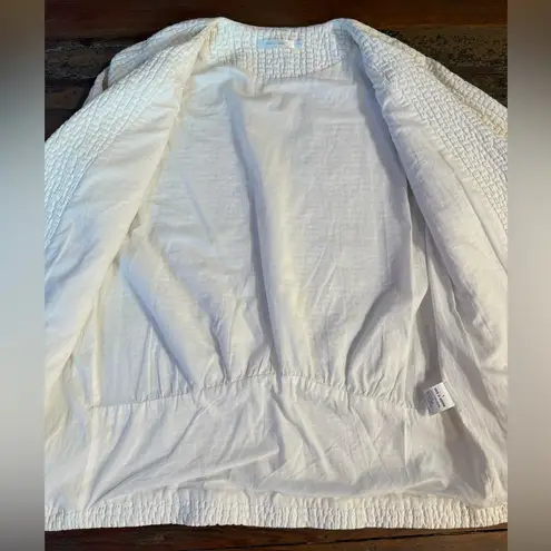 See U Soon Dacka Soft White Textured Blazer Style Jacket ~ Size 1 (S/M) 💛🍄 Size M