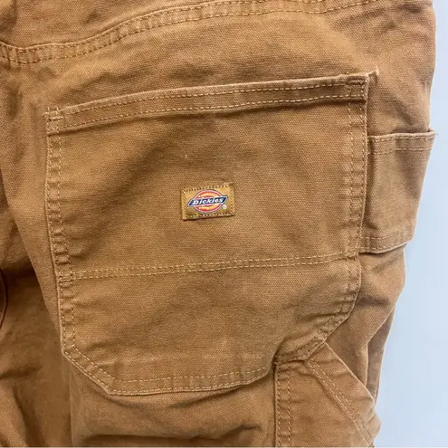 Dickies Women’s Brown Carpenter Double Knee Rugged Work Pants Jeans size 16 R