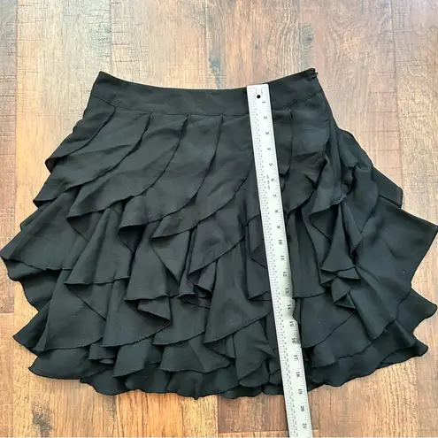 Kardashian Kollection KARDASHION KOLLECTION black ruffled mini skirt, size M, NWOT