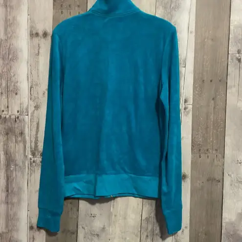 Juicy Couture Vintage Turquoise  Terry Jacket size XS