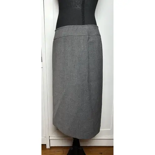 Tahari  Arthur S. Levine Womens Grey Pencil Skirt Size 8 Office Business‎ Casual