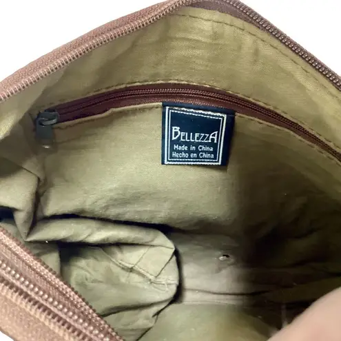 Bellezza Brown Leather Purse