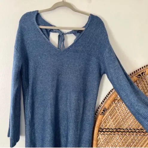 American Eagle blue long sleeve sweater dress size medium