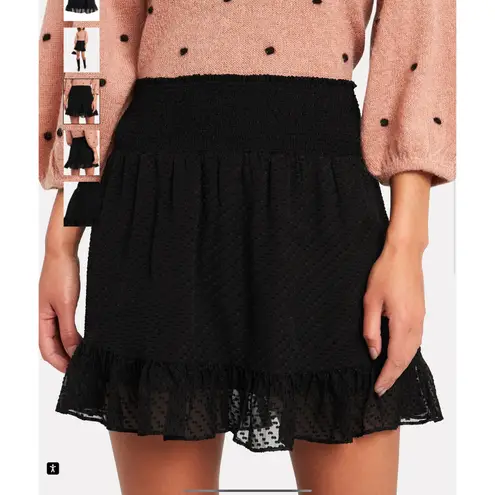 Intermix Rena Swiss Dot Silk Skirt