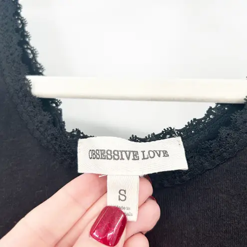 Obsessive Love Western Coquette Cowgirl Cowboy Boots Bows Graphic Tank Size S