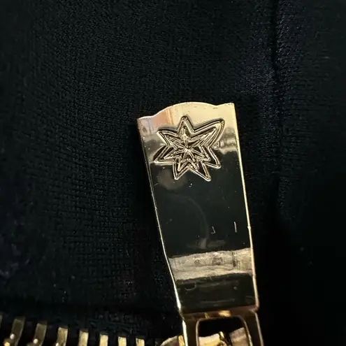 Kate Young For Target Fit and Flare Open Back Zippered Black Dress Size 12