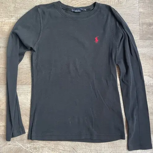 Ralph Lauren  Sport Black Long Sleeve Top