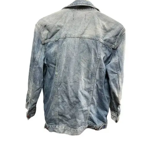 Madewell  The Oversized Jean Jacket Wortham Wash  Embroidered Name Anna