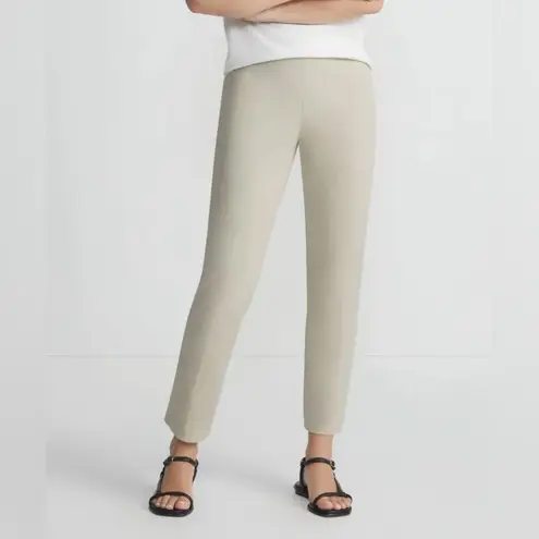 Lafayette 148 NY Women’s Techo Stretch Twill Stanton Pant Khaki Color SIZE 12 Tan