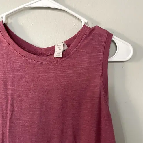 Balance Collection pink sleeveless tank top workout athleisure cutouts size S