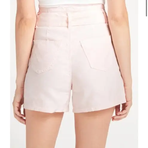 Hudson Jeans Hudson Shorts NWT Paperbag Pink Belted High Rise Stretch Lightweight Women’s 29