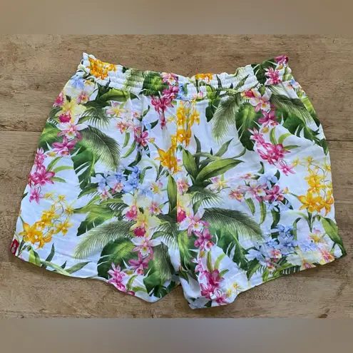 Tommy Bahama  Women’s‎ Sz M Breezy Blooms Island Gauze Easy Short