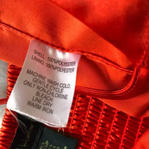 House of Harlow Womens Tank Top S Red Cami Cropped Strap V-neck Sleeveless