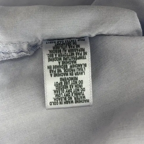 Bella Dahl Bella Dahl Womens Top XS Blue Smocked Ruffle Boho Chic Peasant Western Cowgirl