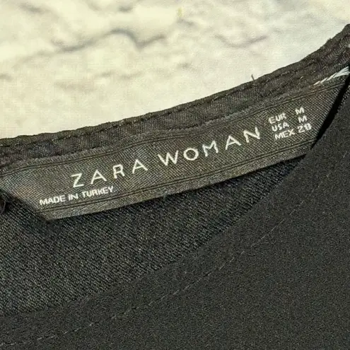 ZARA  Woman Black Women's Top, sz Med