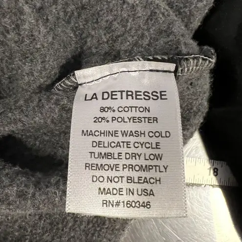 La Detresse Black High Priestess Pullover Sweatshirt XS New