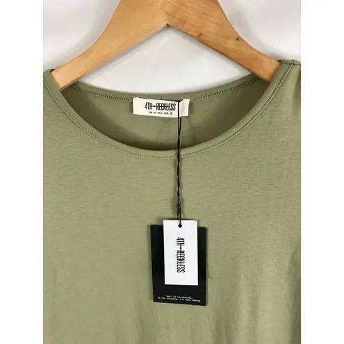 NWT 4TH & RECKLESS Gabriella Shoulder Pad Sleeveless T