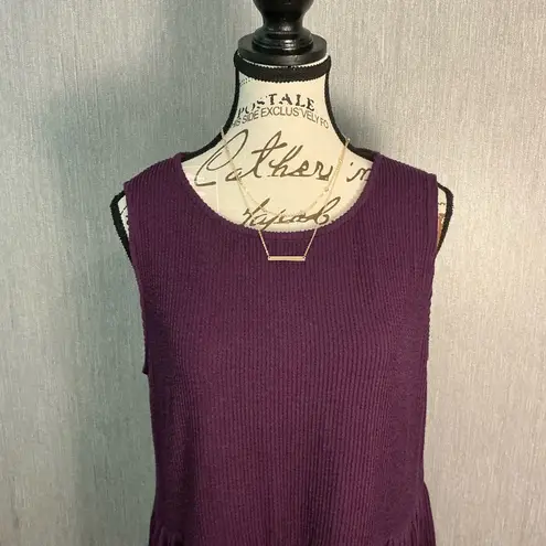 Nine Britton NWT Rich Purple Midi Dress Size Large