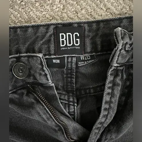 BDG  by Urban Outfitters Black Wash High Waisted Mom Jeans - Size 26