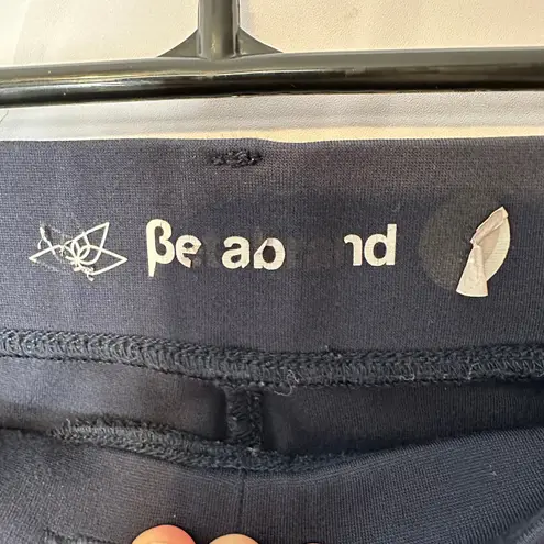 Betabrand Beta Brand Navy Blue High Rise Yoga Dress Stretch Pull On Skinny Pants Small