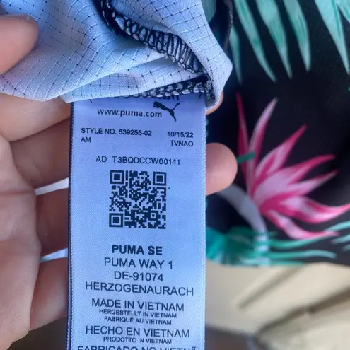 Puma   Shirt Women Sportswear Fit Short Sleeve Outdoor Camp Shirt, Multicolor