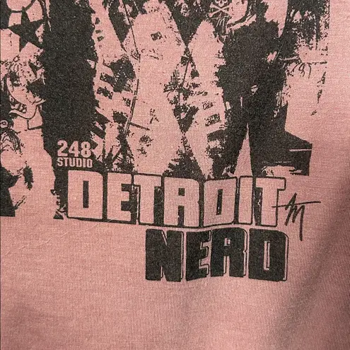 Detroit Nerd tank 248 Studio tank top M Pink Size M