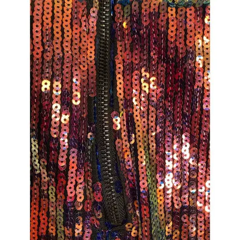 Hot & Delicious one shoulder sequin mini dress