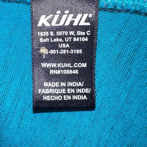 Kuhl  teal in color women’s T-Shirt outdoor hiking brand size XS