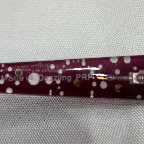 Foster Grant Reading Glasses +150 Red Glitter Polka Dot Frame Stylish Readers