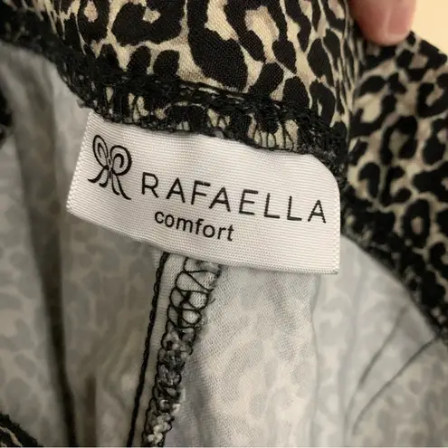 Rafaella Leopard Print Cropped Trousers Size 18