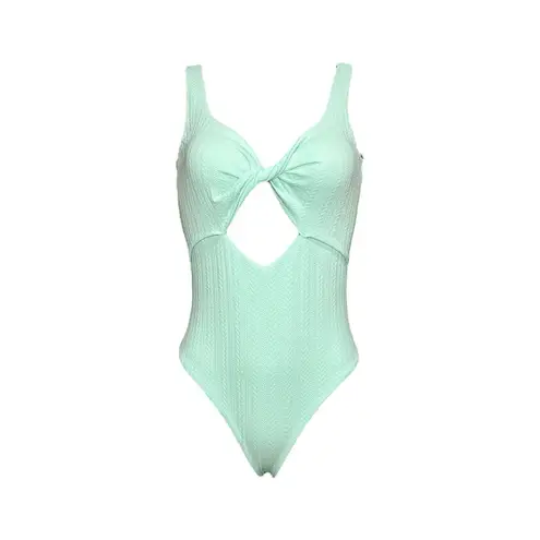 Beach Riot Tyler One Piece Swim, Creme De Knit, Large