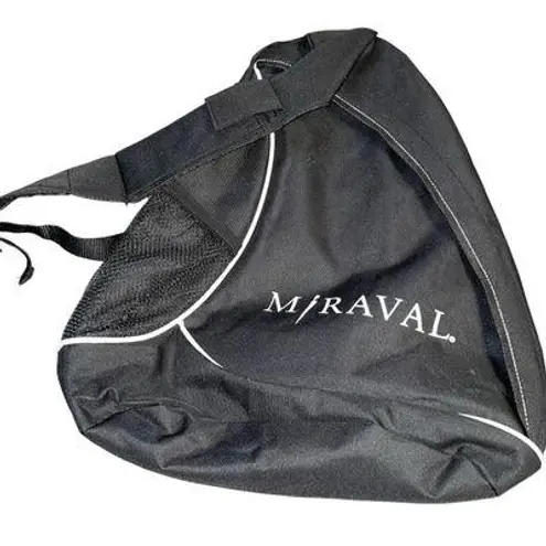 Miraval Spa Backpack Tote Sling Bag Workout Travel Pilates Holiday Hidden Zipper Black