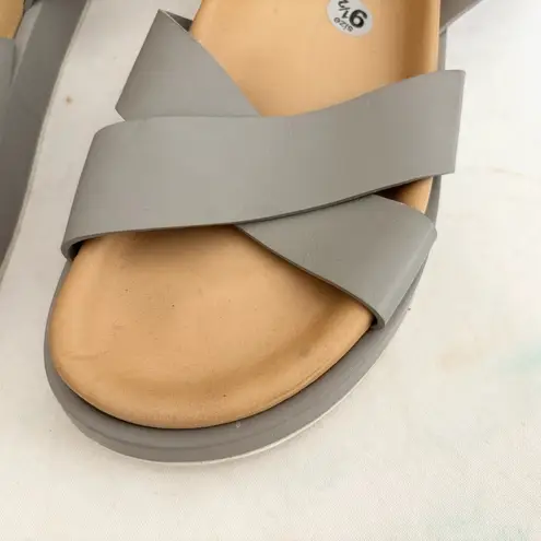 Jil Sander Criss Cross Platform Sandals